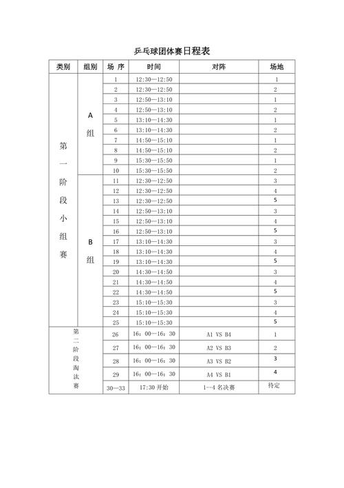 世乒赛2021赛程表,世乒赛2020年赛程表