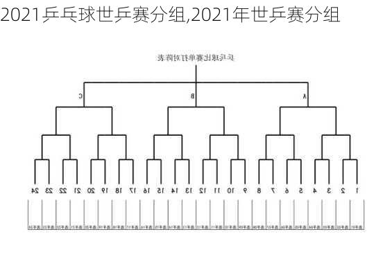 2021乒乓球世乒赛分组,2021年世乒赛分组